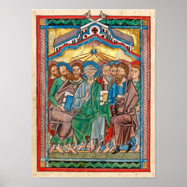 Celtic Pentecost Icon Poster (Front)