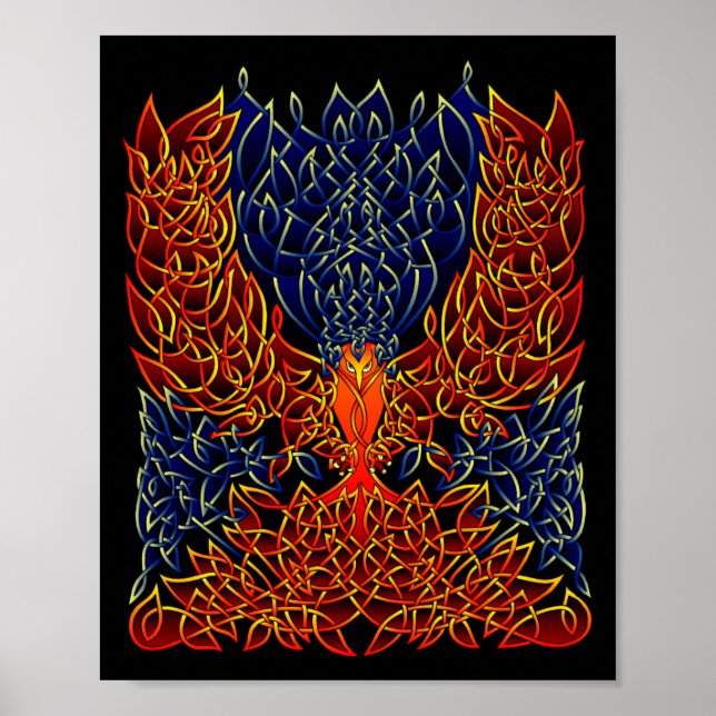 Celtic Phoenix Poster (Front)