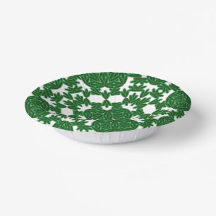 Celtic Pines  Paper Bowl Paper Plate