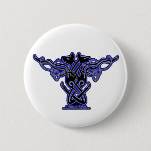 Celtic Pins and Buttons Hound Design