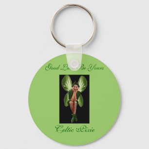 Celtic Pixie, Good Luck Be Yours Keychain