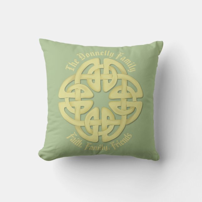 Celtic Polyester Throw Pillow, 16" x 16" Pillow (Front)