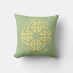 Celtic Polyester Throw Pillow, 16" x 16" Throw Pillow