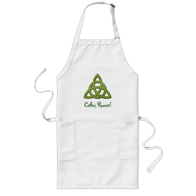 "Celtic Power!" w/ Celtic Trinity Knot Long Apron (Front)
