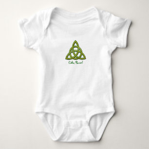 "Celtic Power" with Celtic Trinity Knot Baby Bodysuit