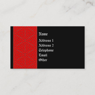 Celtic Profile Card - Reds