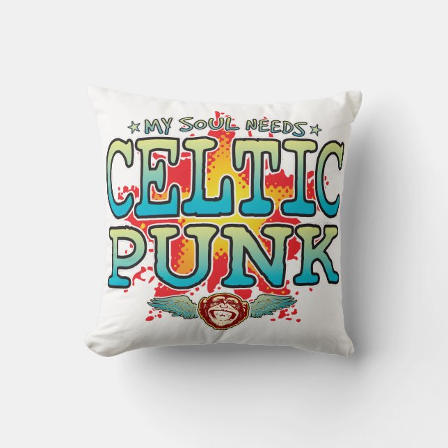 Celtic Punk Soul Cushion (Front)