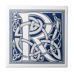 Celtic R Monogram Tile