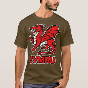 Celtic red dragon Wales for Welsh people T-Shirt