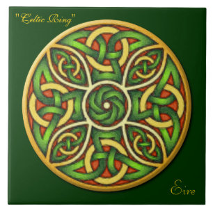 Celtic Ring Irish Knot  6' Art Tile