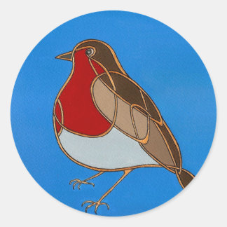 Celtic Robin Sticker