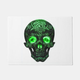Celtic Rune Skull Doormat