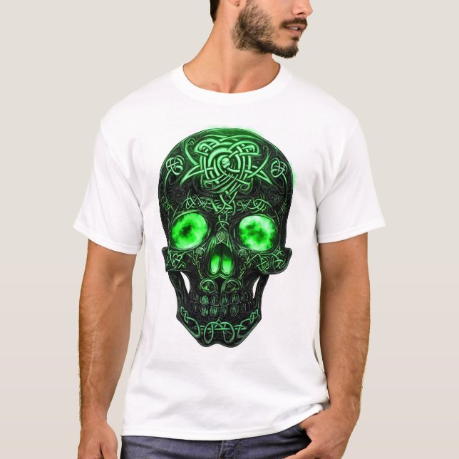 Celtic Rune Skull T-Shirt (Front)