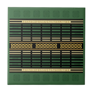 Celtic Runes 2 Ceramic Tile