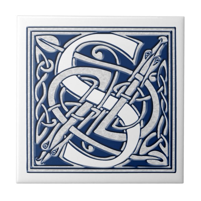 Celtic S Monogram Tile (Front)