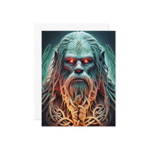 Celtic Sasquatch Enclosure Card