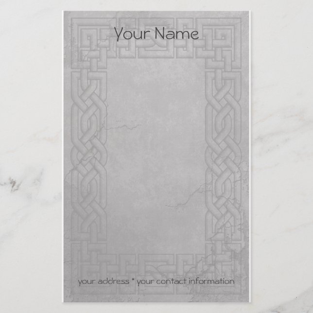 Celtic Shadows Dusk Stationery (Front)