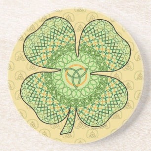 Celtic Shamrock Coaster
