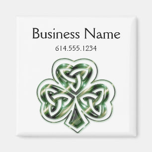 Celtic Shamrock Design 2 Magnet 2