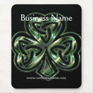 Celtic Shamrock Design 2 Mousepad