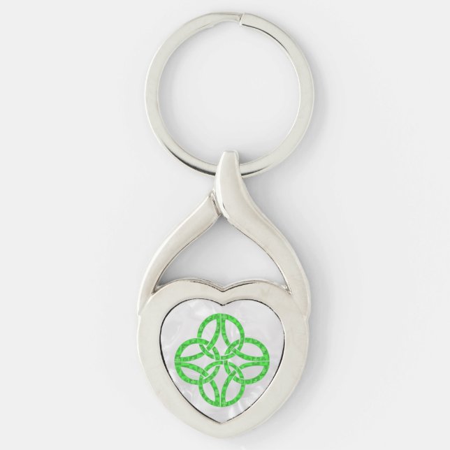 Celtic Shamrock Keychain (Front)