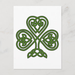 Celtic Shamrock - St Patricks Day Postcard