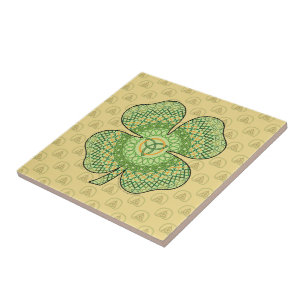Celtic Shamrock Tile
