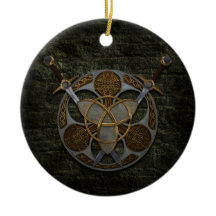 Celtic Shield And Swords