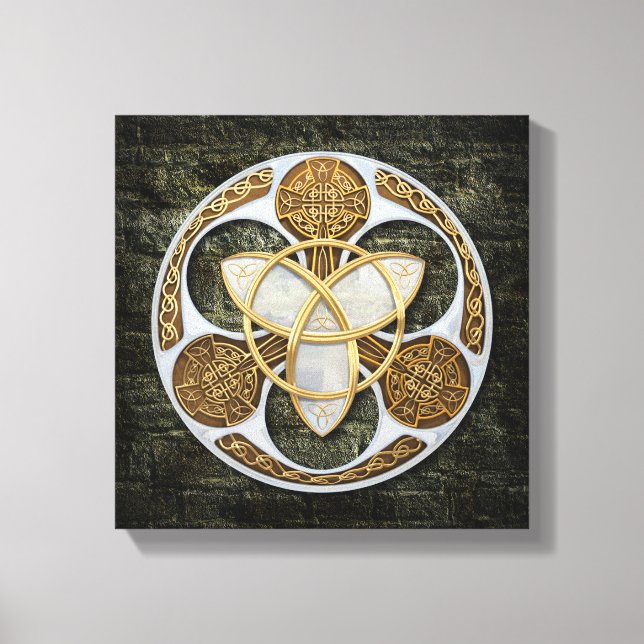 Celtic Shield Canvas Print (Front)
