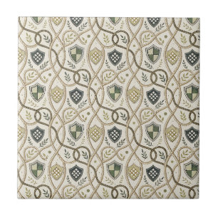 Celtic Shield Knot & Rope - Royal Heritage Pattern Tile