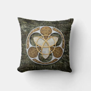 Celtic Shield Throw Pillow