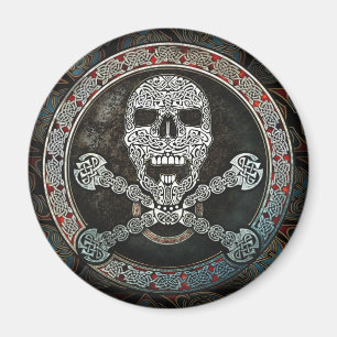 Celtic Skull & Crossbones Magnet