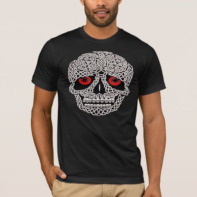 CELTIC SKULL Red Eyes T-Shirt (Front)