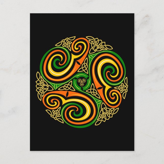 celtic spirals postcard (Front)