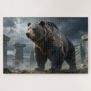 Celtic Spirit Animal Bear Jigsaw Puzzle