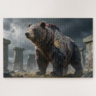 Celtic Spirit Animal Bear Jigsaw Puzzle