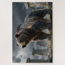 Celtic Spirit Animal Bear Jigsaw Puzzle