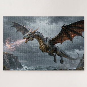 Celtic Spirit Animal Dragon Jigsaw Puzzle
