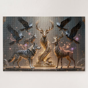 Celtic Spirit Animal Totem Jigsaw Puzzle