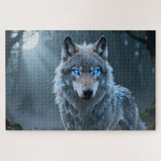 Celtic Spirit Animal Wolf Jigsaw Puzzle