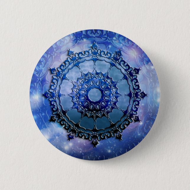 Celtic Spirit Mandala 2 Inch Round Button (Front)