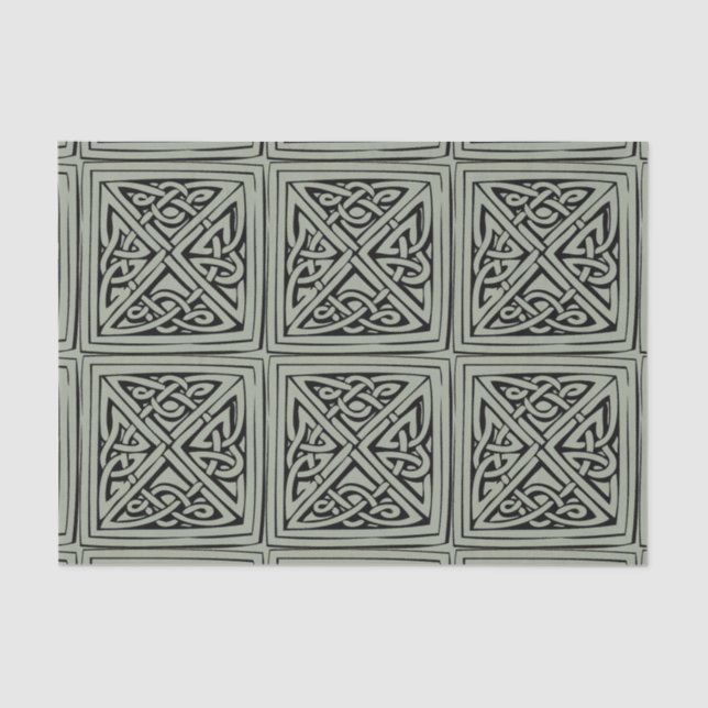 celtic square knot tissue paper (Front)