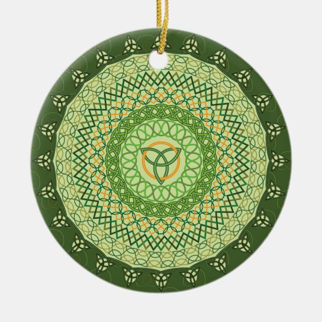 Celtic St. Patty's Day Ornament (Front)