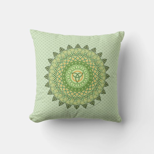 Celtic St. Patty's Day Pillow (Front)