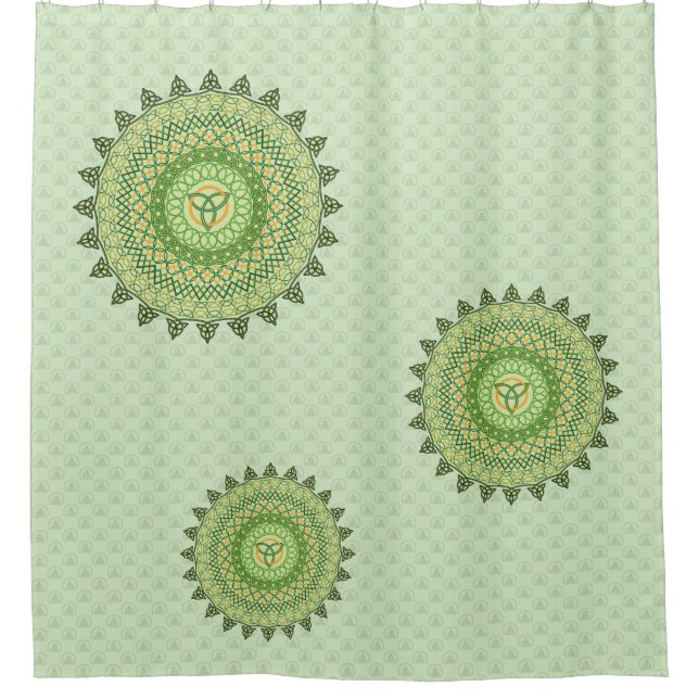 Celtic St. Patty's Day Shower Curtain (Front)