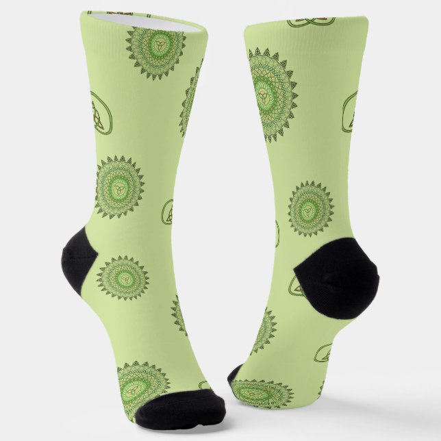 Celtic St. Patty's Day Socks (Angled)