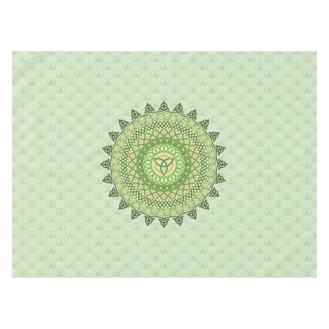 Celtic St. Patty's Day Tablecloth (Front (Horizontal))