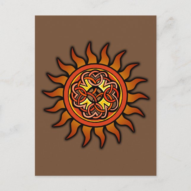 Celtic Sun 4 Postcard (Front)
