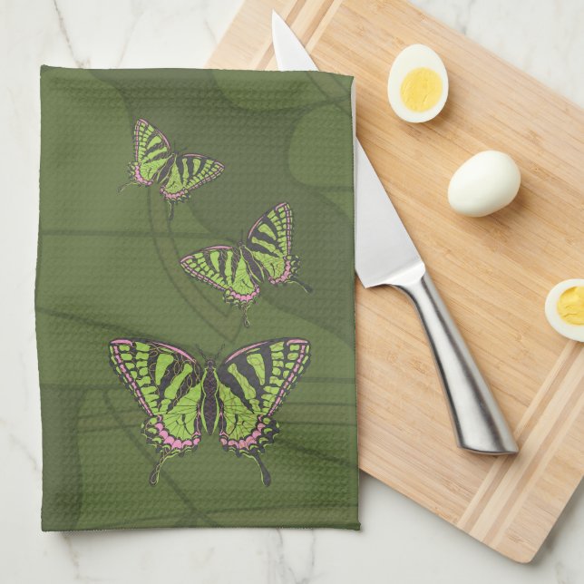 Celtic Swallowtail Hand Towel (Quarter Fold)