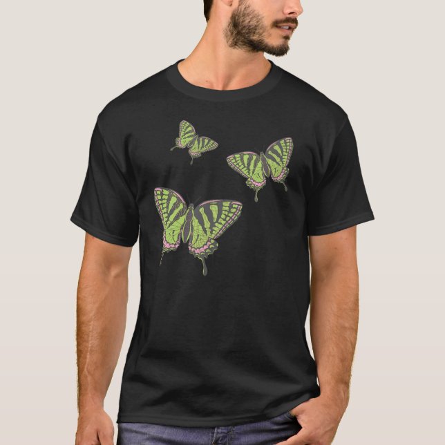 Celtic Swallowtail Men's Dark Shirt (Front)